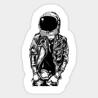 Astronaut Punk Sticker